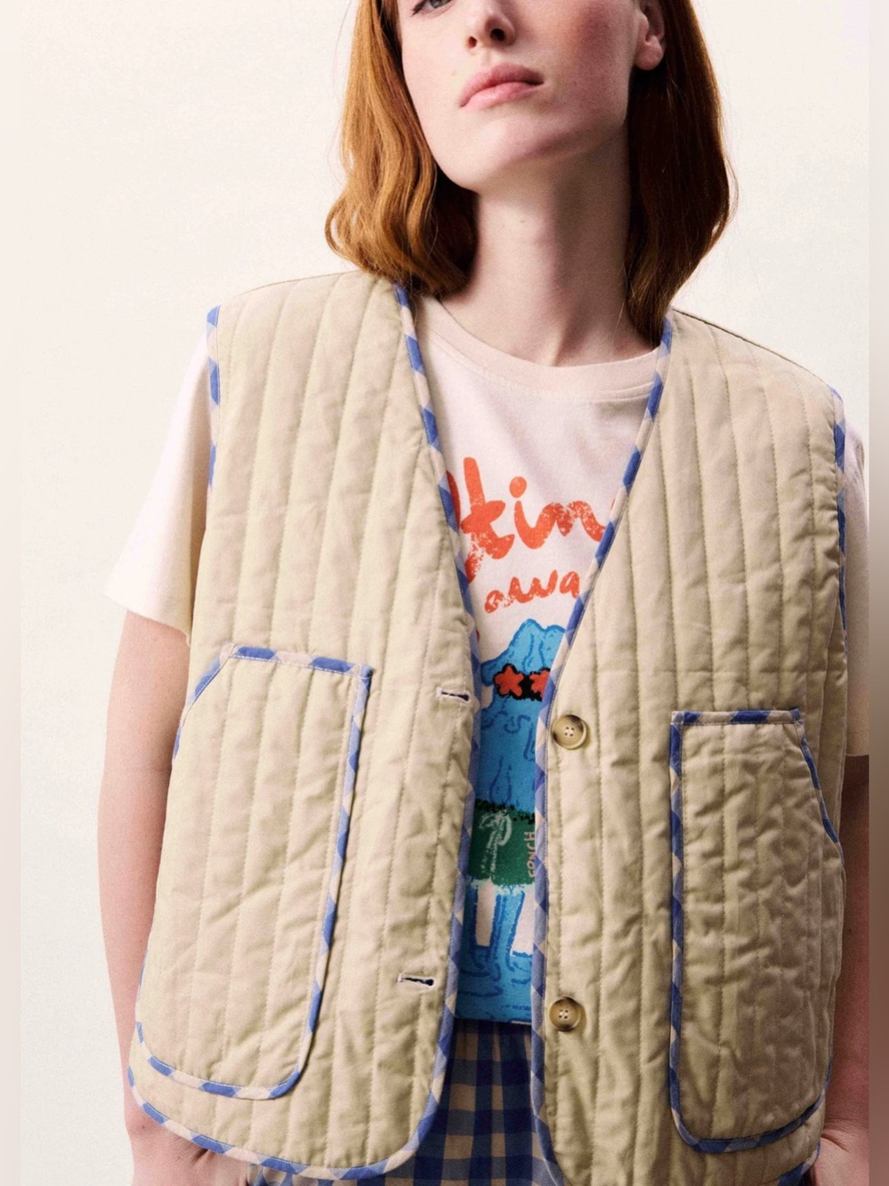 FRNCH 🇫🇷 REGALIA VEST AZURE BLUE - Picture 6 of 12